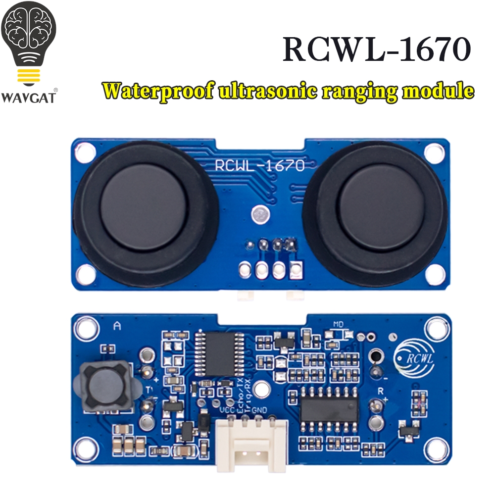 Ultrasonic Distance Sensor - Émetteur-récepteur étanche RCWL-1670, Module de portée