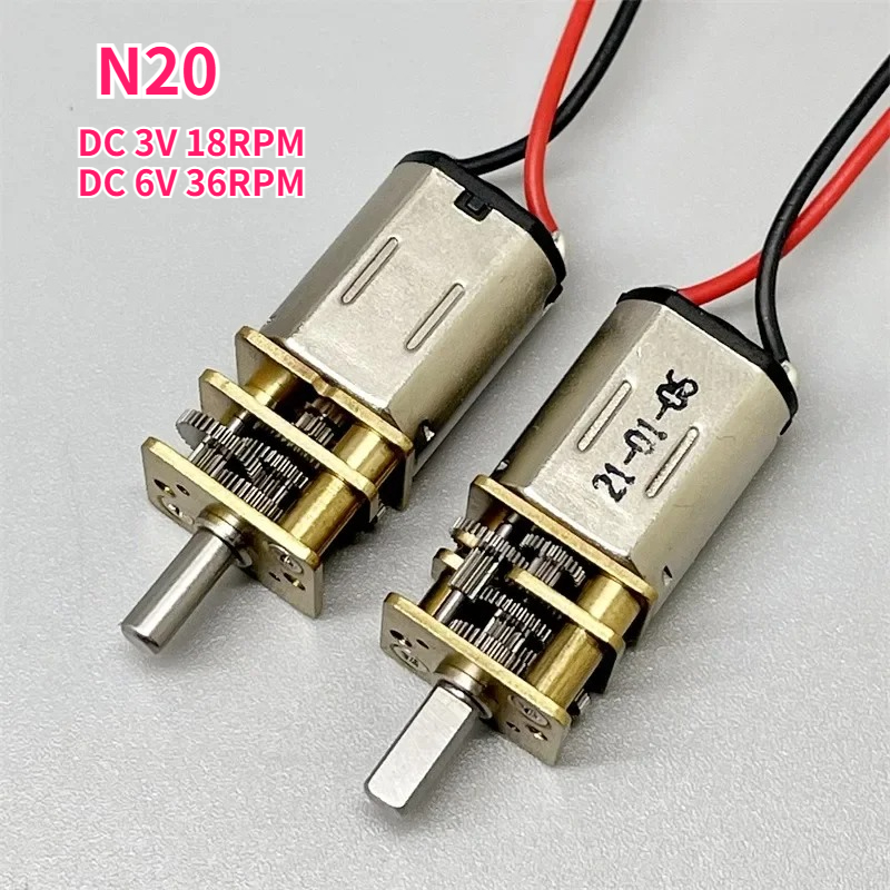 Dc Motor - N20 DC 3V 18 tr/min 6V