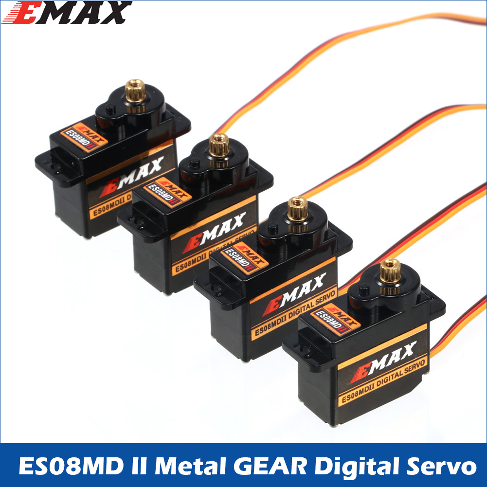 Servo Sg90 - 2/4/10 pièces EMAX ES08MD II Servo