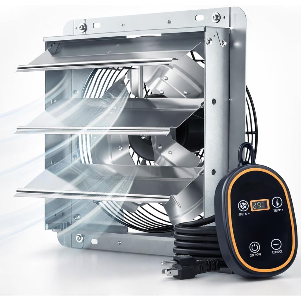 Dc Motor - Ventilateur d'extraction intelligent de 12 pouces