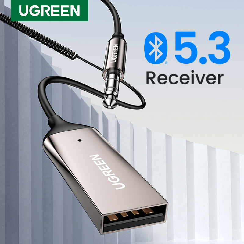Robot Bluetooth Car - UGREEN-Adaptateur récepteur Bluetooth 5.3 pour voiture,