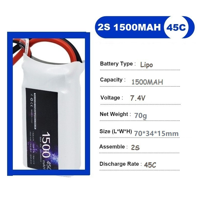 Batterie au lithium polymère 7 - Robot Bluetooth Car avis et prix