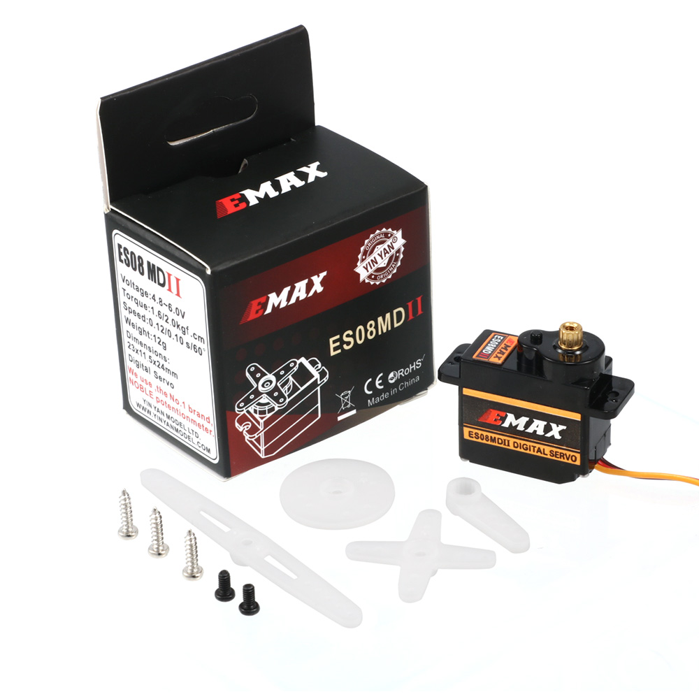 2/4/10 pièces EMAX ES08MD II S - Servo Sg90 avis et prix