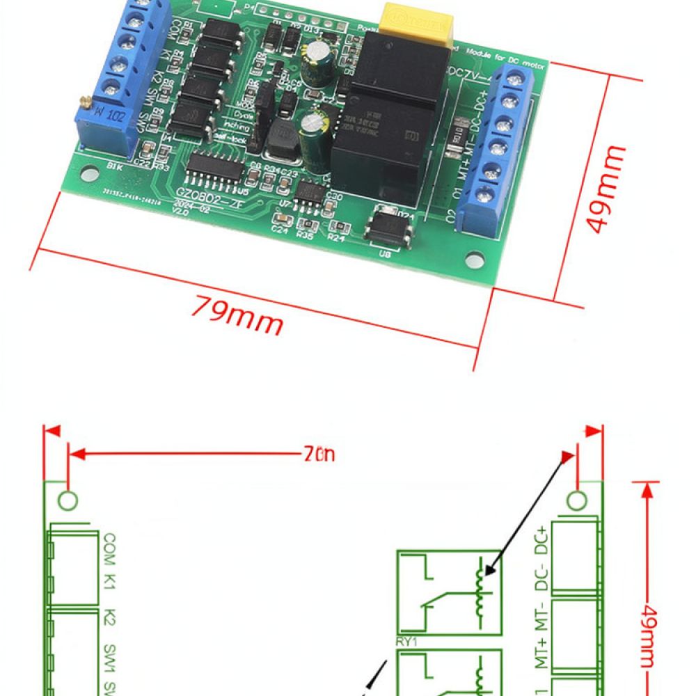 Contrôleur de moteur CC indust - Dc Motor 12V avis et prix