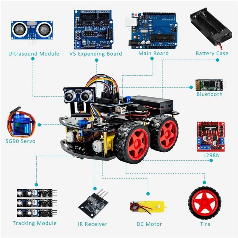Kit de voiture robot intellige - Robot Car Kit avis et prix